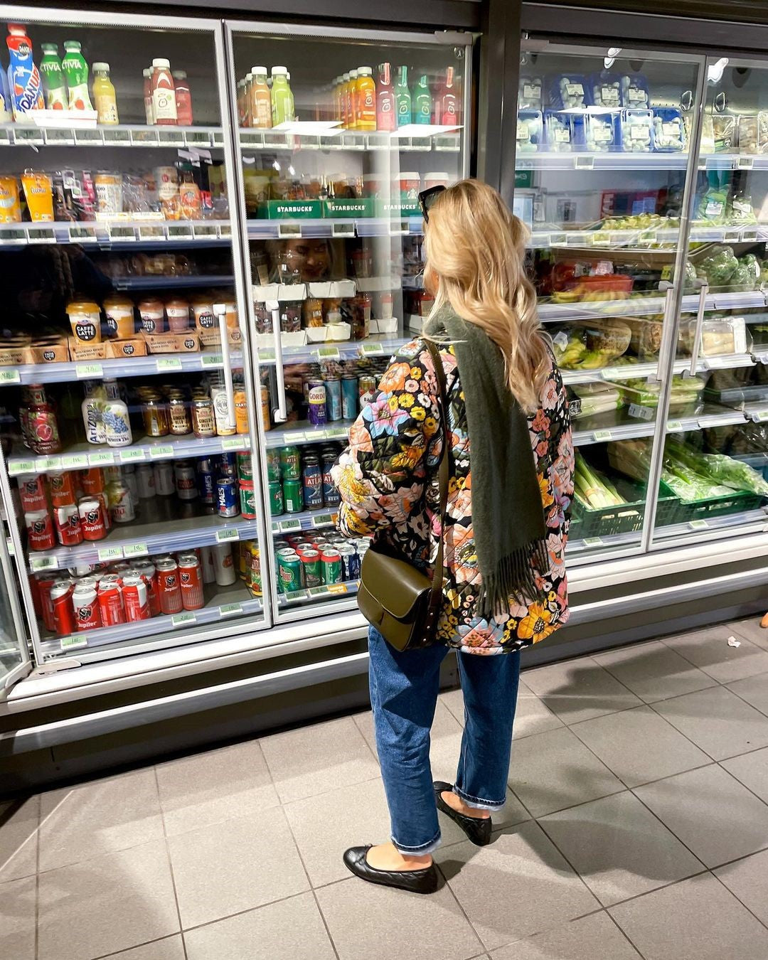 Veste Matelassée Réversible à Fleurs Colorée Femme – Style Bohème Épais et Doublé