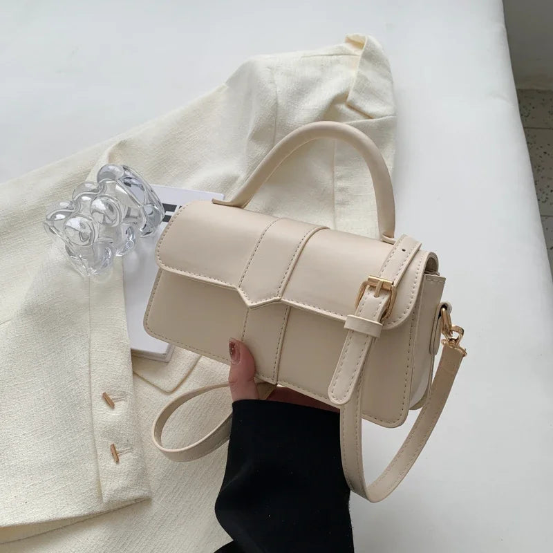 Sac bandoulière vintage en cuir pour femme