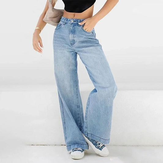 Jean baggy femme | Taille haute