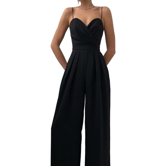 Women's Strappy Jumpsuit – Casual Chic Style for Everyday Summer Wear