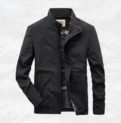 Veste Extérieure Zippée Homme Imperméable et Coupe-Vent – Protection Durable