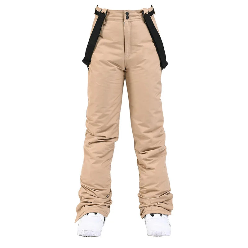 Pantalon de Snowboard Imperméable pour Homme avec Bretelles – Pantalon de Ski Hivernal Isolé