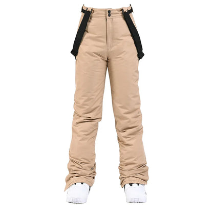 Pantalon de Snowboard Imperméable pour Homme avec Bretelles – Pantalon de Ski Hivernal Isolé