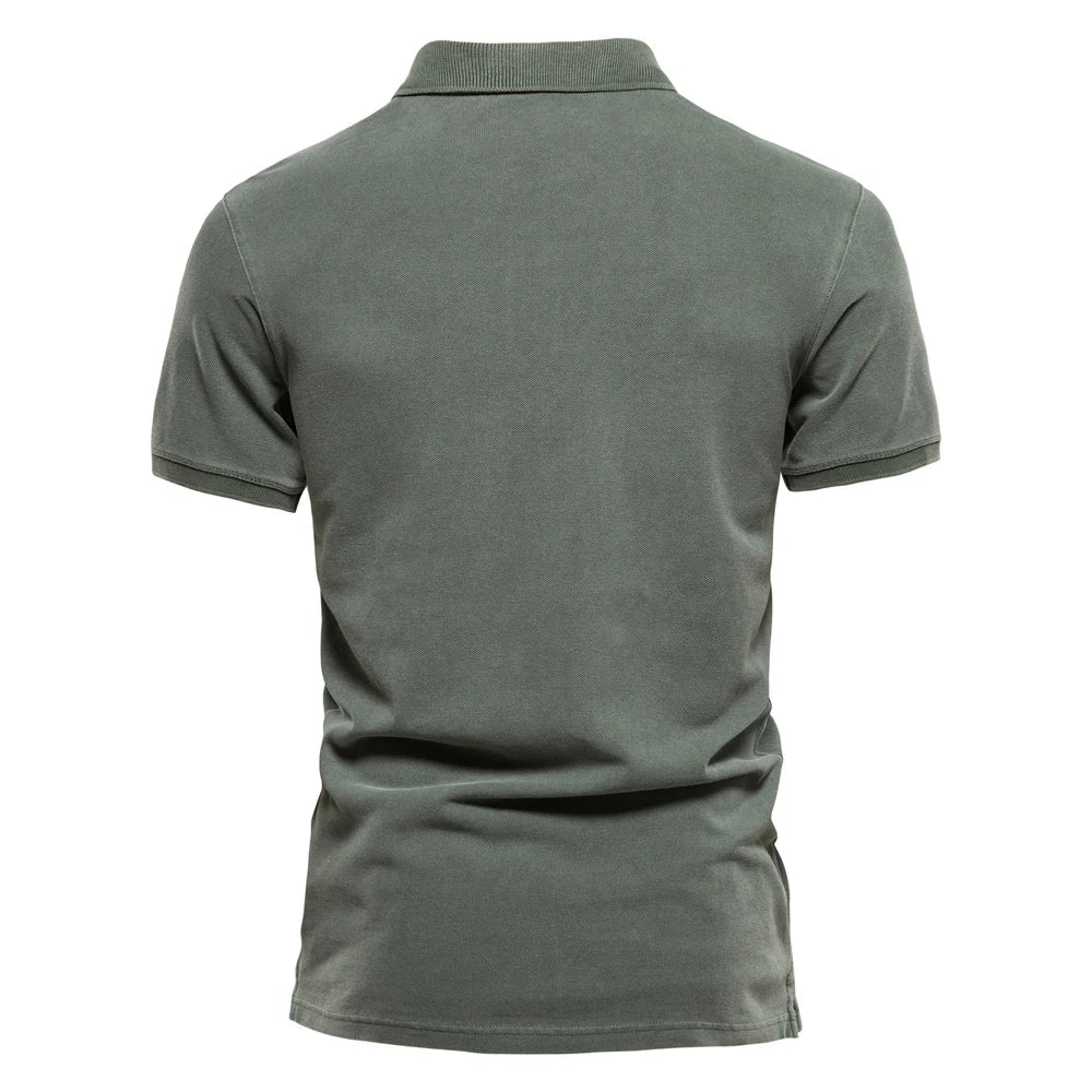 Men's Short-Sleeved Polo – Casual and Comfortable Summer Top
