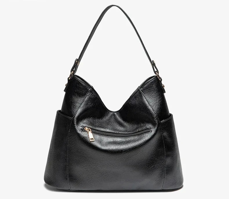 Bolso de mujer de lujo con aspecto de cuero: estilo elegante de alta gama para el día a día