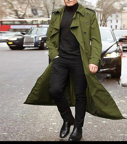 Trench coat décontracté et tendance pour hommes