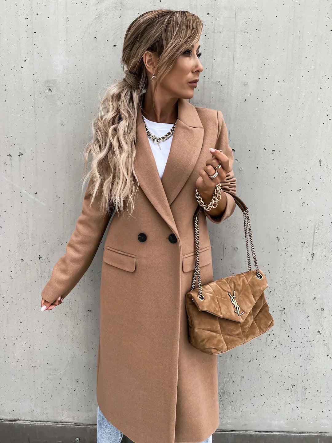 Manteau Chaud Élégant pour Femme