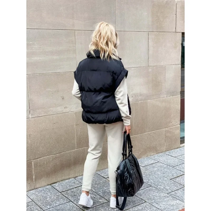 Chaleco acolchado oversize de mujer - Cálido y moderno