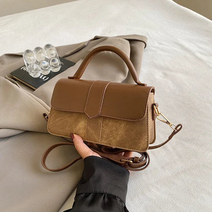 Sac bandoulière vintage en cuir pour femme