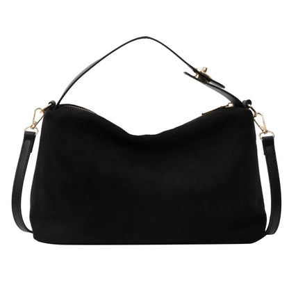 Sac à bandoulière en daim pour femme