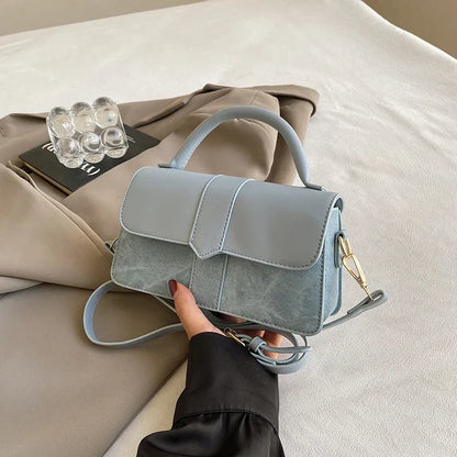 Sac bandoulière vintage en cuir pour femme