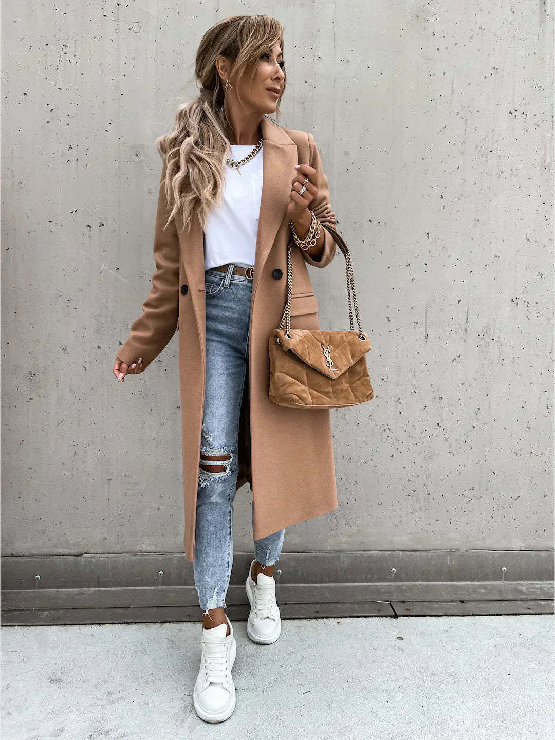 Manteau Chaud Élégant pour Femme