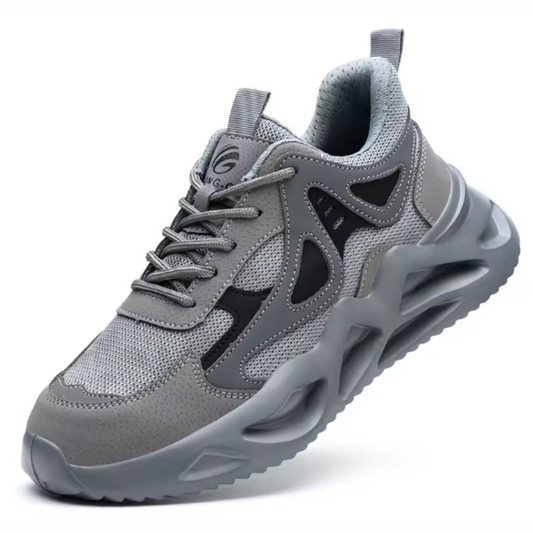 Chaussures de sécurité confortables unisexes – Légères, antidérapantes, embout acier, robustes