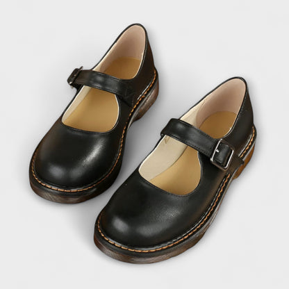 Chaussures Vintage à Bout Fermé Premium pour Femme – Confort et Élégance