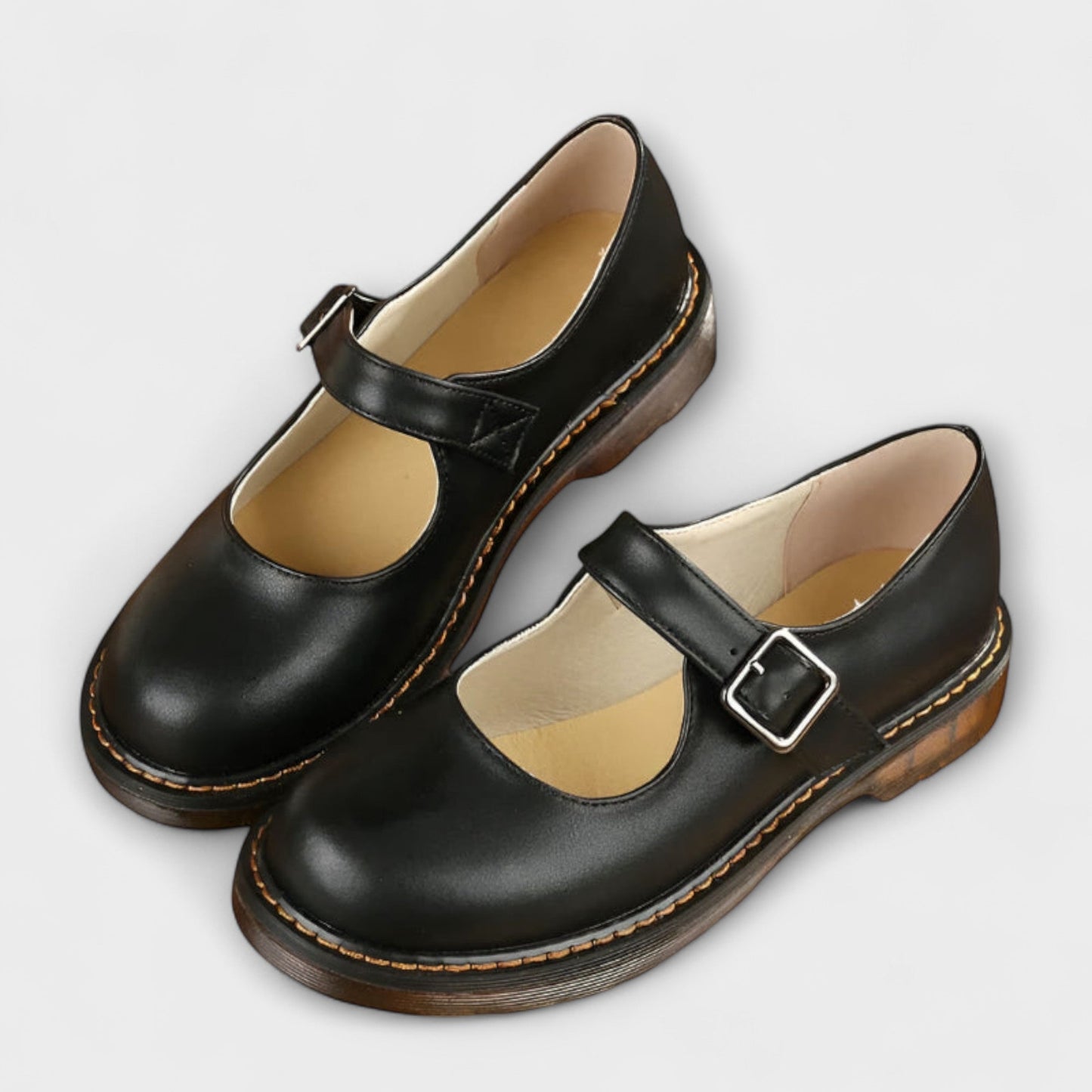 Chaussures Vintage à Bout Fermé Premium pour Femme – Confort et Élégance