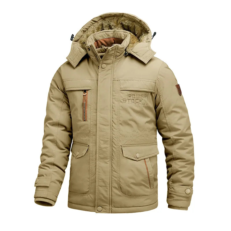 Veste d’Hiver Tactique Imperméable et Isolée pour Homme – Coupe-Vent Confort