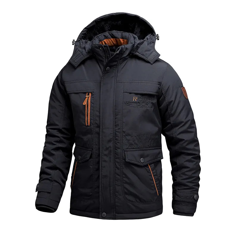 Veste d’Hiver Tactique Imperméable et Isolée pour Homme – Coupe-Vent Confort