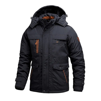 Veste d’Hiver Tactique Imperméable et Isolée pour Homme – Coupe-Vent Confort