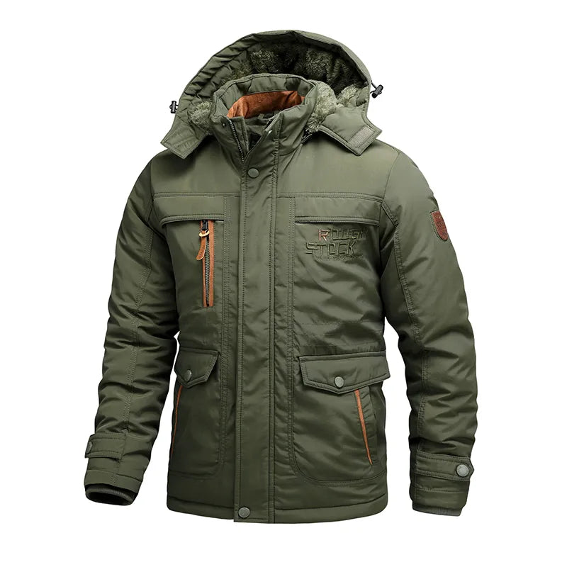 Veste d’Hiver Tactique Imperméable et Isolée pour Homme – Coupe-Vent Confort