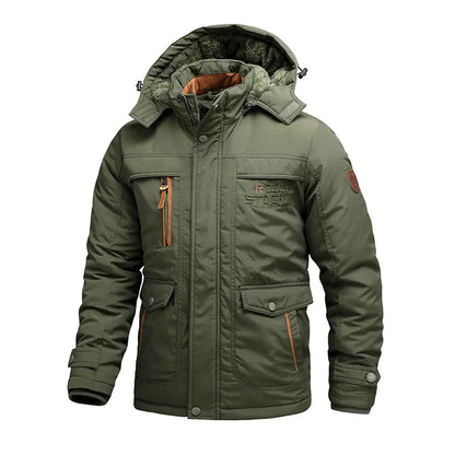 Veste d’Hiver Tactique Imperméable et Isolée pour Homme – Coupe-Vent Confort