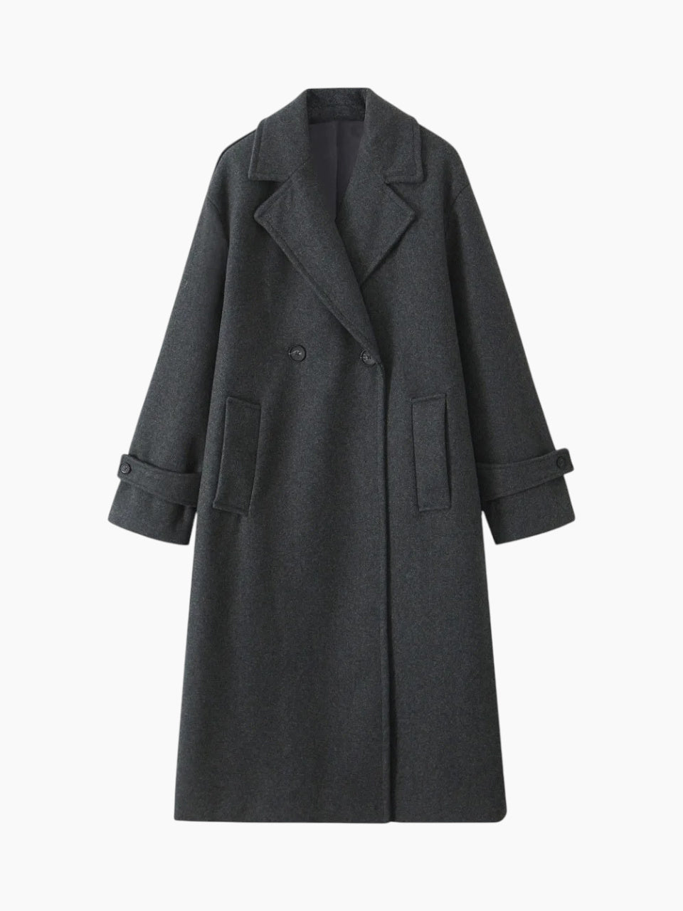 Trench da donna dal taglio dritto, doppiopetto – Elegante e antivento