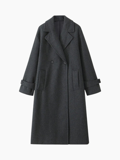 Trench da donna dal taglio dritto, doppiopetto – Elegante e antivento