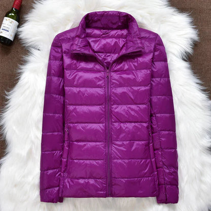 Doudoune Ultralégère pour Femme – Manteau Léger Élégant et Confortable