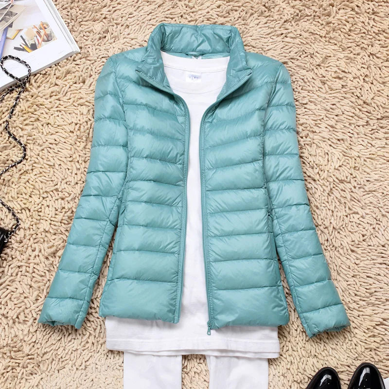 Doudoune Ultralégère pour Femme – Manteau Léger Élégant et Confortable
