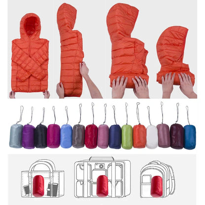 Doudoune Ultralégère pour Femme – Manteau Léger Élégant et Confortable