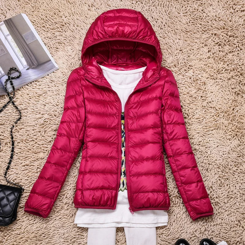 Doudoune Ultralégère pour Femme – Manteau Léger Élégant et Confortable
