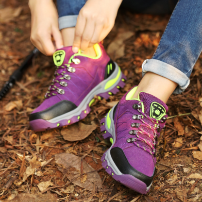 Chaussures à lacets toutes saisons avec semelle épaisse pour femme