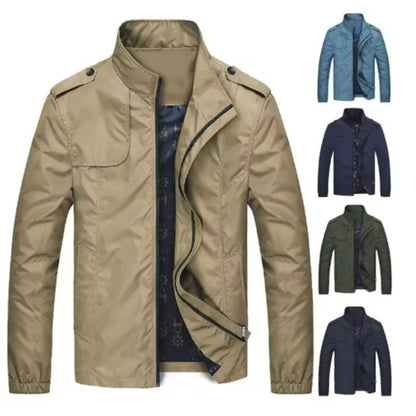 Veste Coupe-Vent Zippée pour Homme – Veste Légère et Décontractée