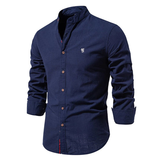 Chemise Moderne en Coton pour Homme – Manche Longue Durable et Élégante