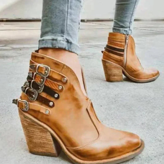 Bottes à talon bohème pour femmes