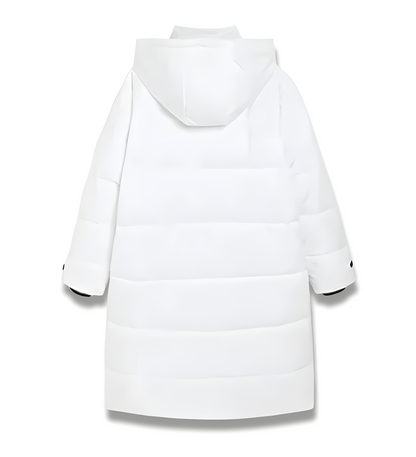 Manteau d'hiver matelassé à capuche pour femme