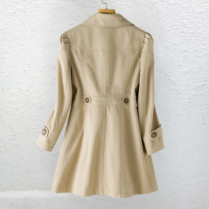 Manteau femme vintage long boutonne - Elegant et raffine