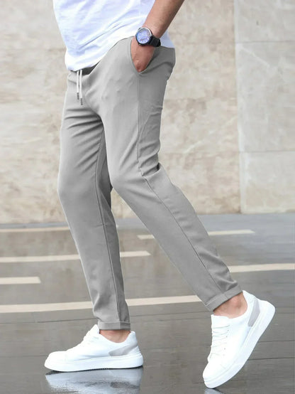 Men's Slim Fit Jogging – Casual Trousers with Drawstring