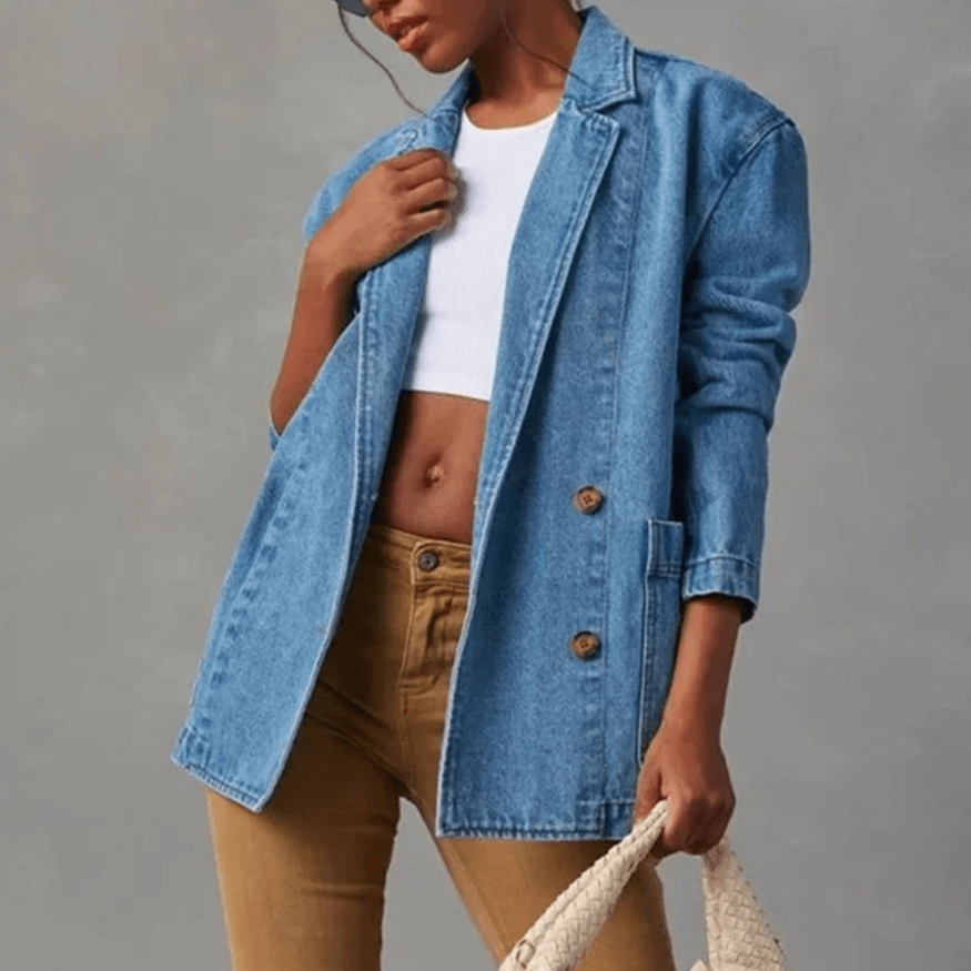 Veste en jean femme coupe feminine - Casual et moderne