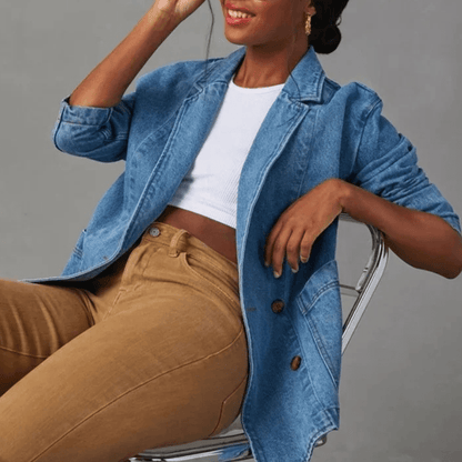 Veste en jean femme coupe feminine - Casual et moderne