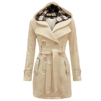 Trench-coat imperméable pour femme – Léger et élégant, idéal par tous les temps
