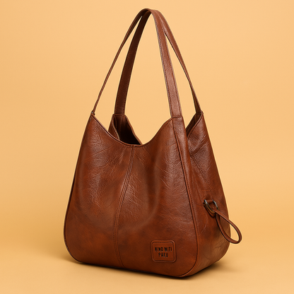 Sac a main femme vintage en cuir souple - Elegant et pratique