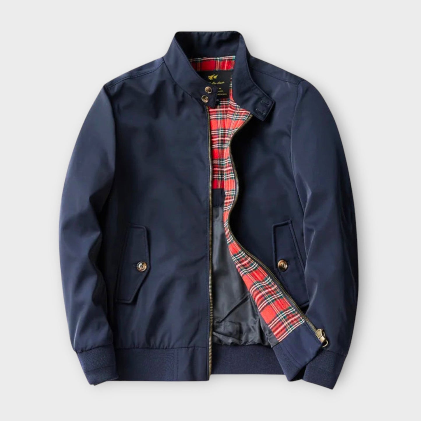 Veste Légère à Fermeture Éclair pour Homme – Col Montant de Transition Veste