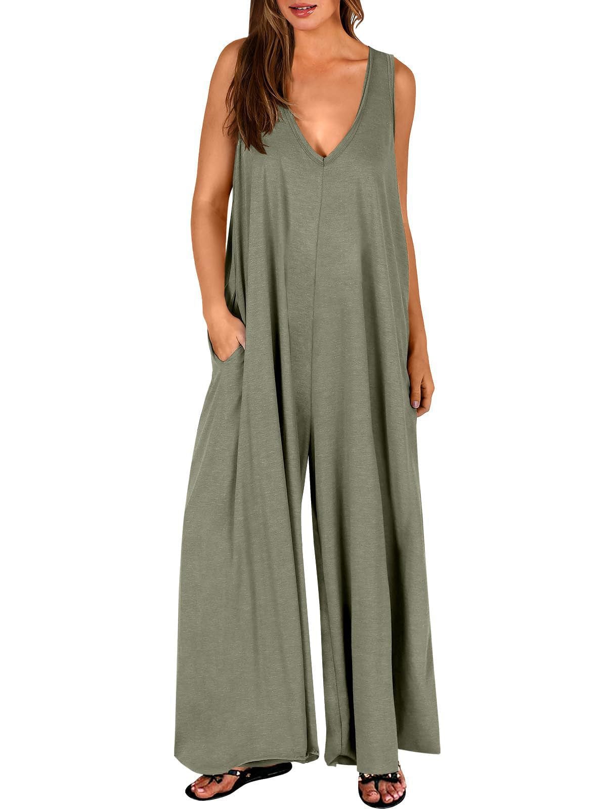 Combinaison femme confortable – Jumpsuit fluide et respirante pour un look chic au quotidien