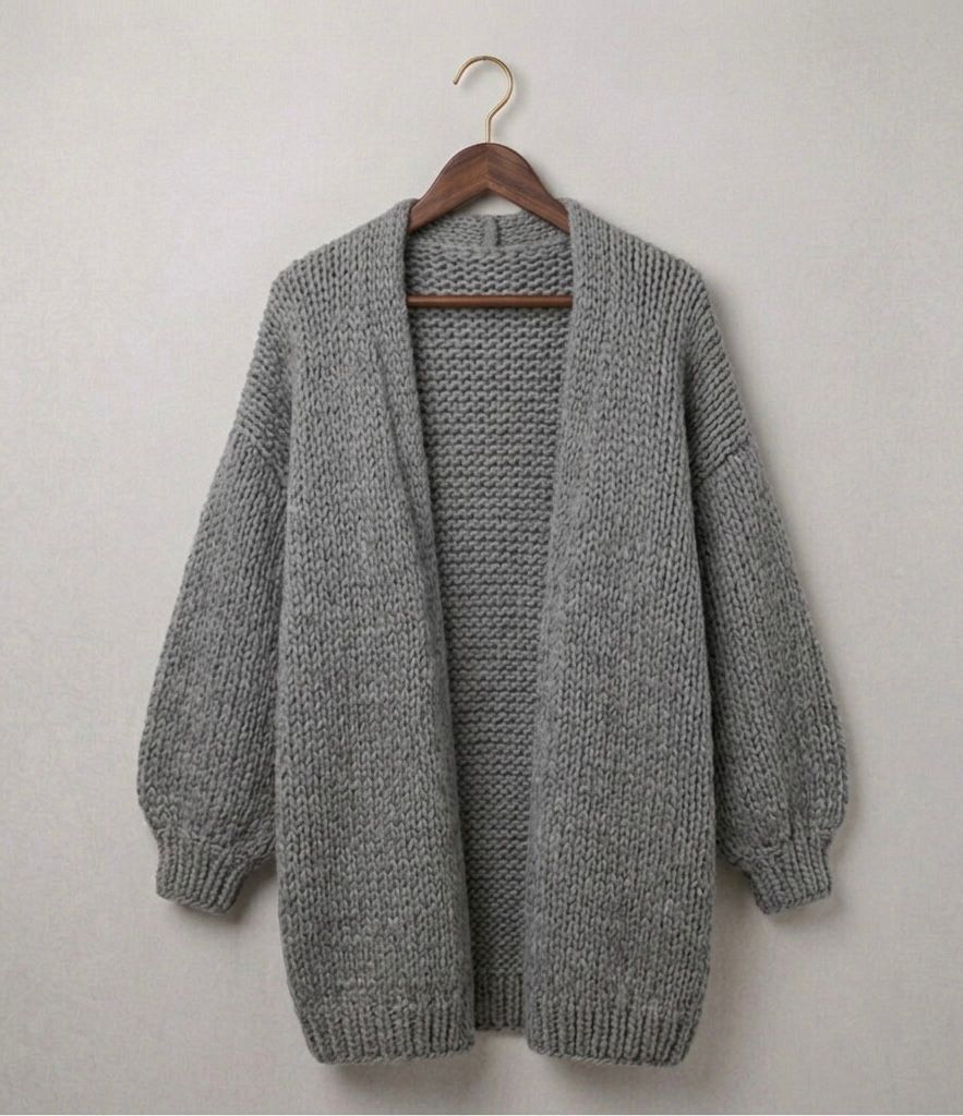 Cardigan oversize femme en maille - Doux et relax