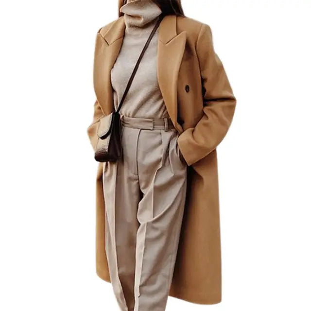 Manteau en laine élégant pour femme