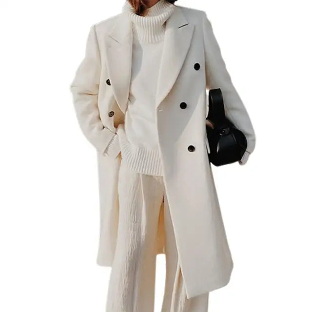 Manteau en laine élégant pour femme