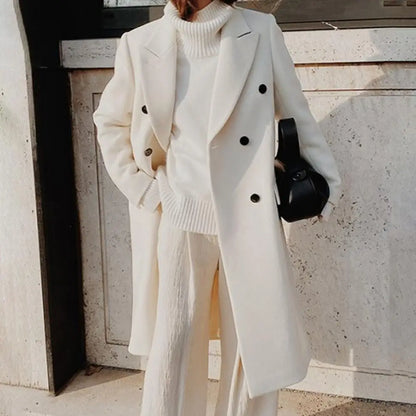 Manteau en laine élégant pour femme