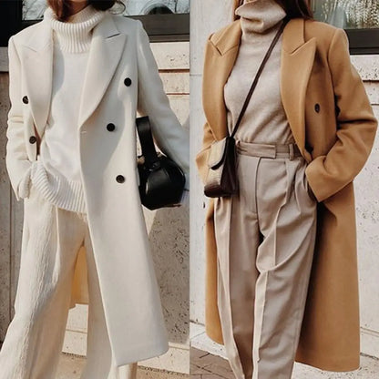Manteau en laine élégant pour femme
