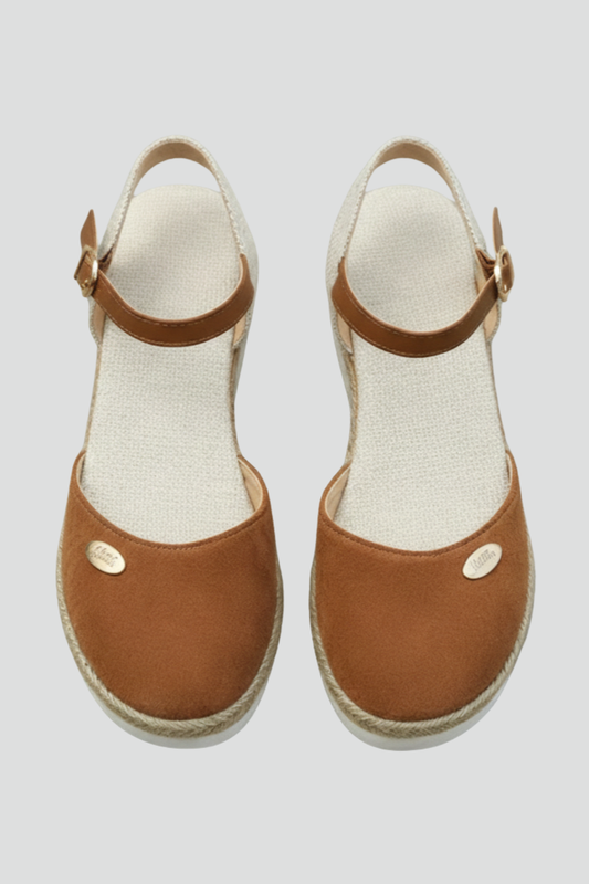 Sandales Espadrilles Femme Bout Fermé – Sandales Plateforme Été