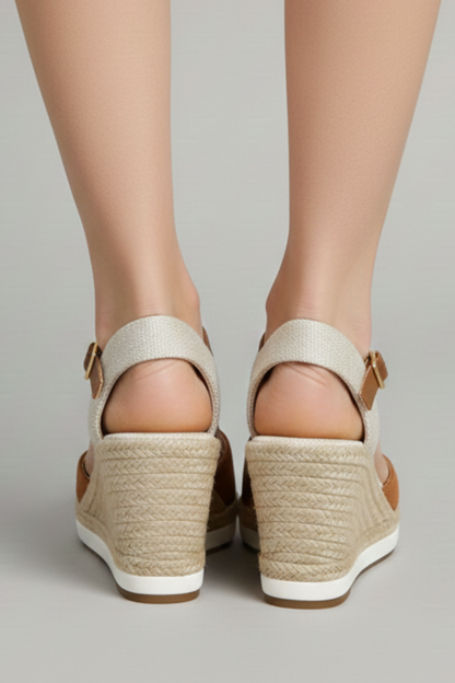 Sandales Espadrilles Femme Bout Fermé – Sandales Plateforme Été
